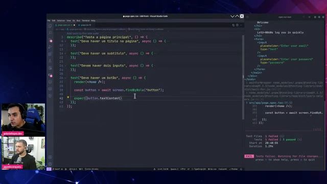 Desenvolvimento Frontend com TDD смотреть онлайн