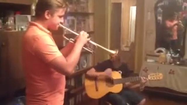 Happy Birthday с гитарой и трубой смотреть онлайн