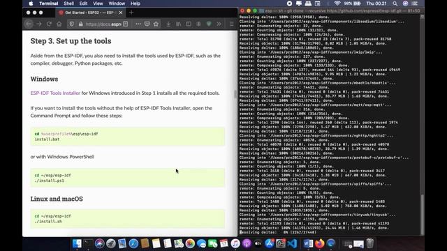 Installation ESP IDF On MacOS