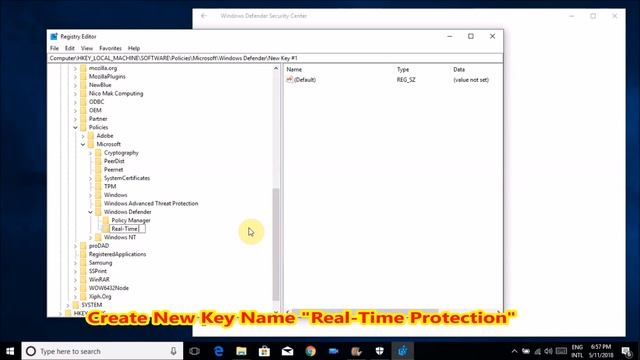 How to Permanently Disable Windows Defender Real Time Protection from Registry смотреть онлайн