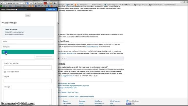 WordPress Private Message Plugin смотреть онлайн