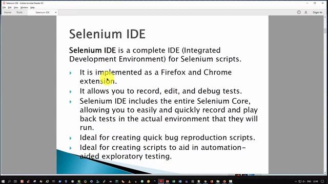 What is Selenium IDE? смотреть онлайн