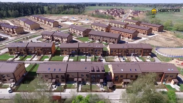 Аэросъемка ЖК "Экодолье Шолохово", 15.05.2017 смотреть онлайн