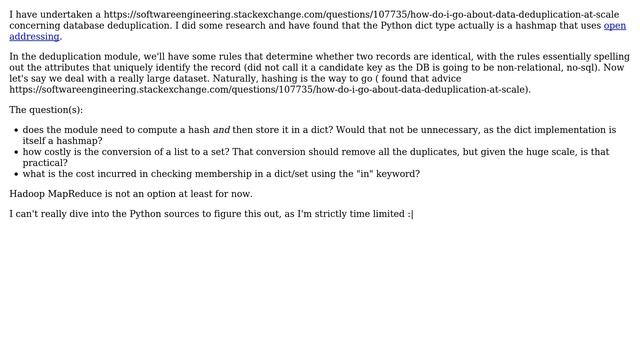 Software Engineering: How costly are the Python dict and set in-built types? смотреть онлайн