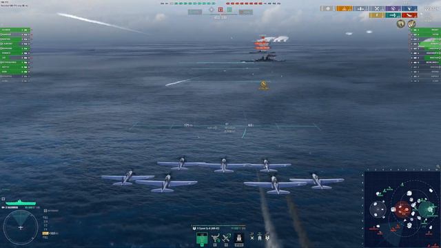 НАХИМОВ - БОЙ НА 4***53 урона🔥СИЛЬНЕЙШИЙ АВИАНОСЕЦ В ИГРЕ! [World of warships] смотреть онлайн