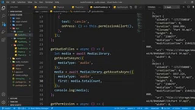 #4 - Reading Audio Files From Device - Music Player With Expo React Native - Part 2 смотреть онлайн