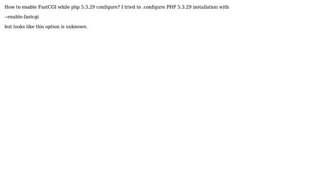 DevOps & SysAdmins: Enabling fast cgi on php 5.3.29 смотреть онлайн