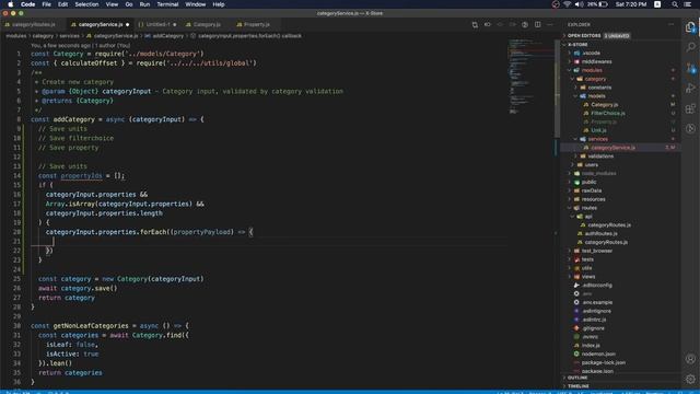 47. Node Ecommerce - Refactoring Category Collection смотреть онлайн