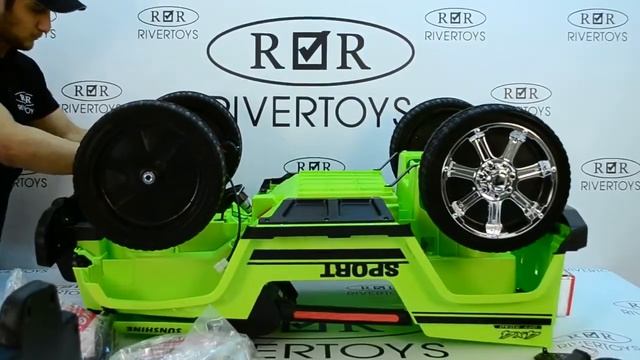 Детский электромобиль Jeep 4х4 (Т008ТТ, RiverToys) сборка смотреть онлайн