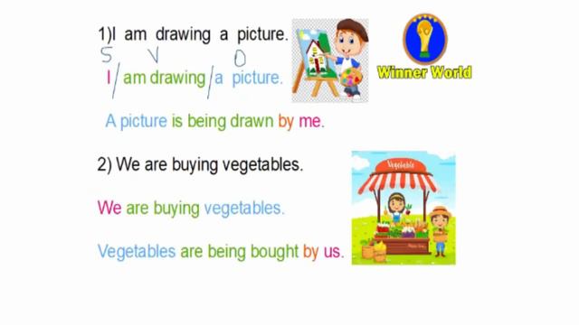 10th samacheer english active to passive voice|present continuous tense in tamil easily|Winner Worl смотреть онлайн