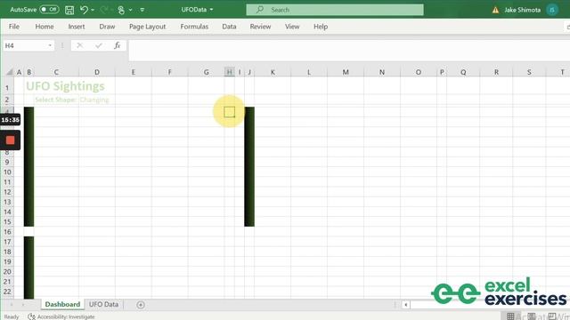 UFO Dashboard - Excel Exercises смотреть онлайн