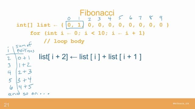 1D Array Fibonacci смотреть онлайн