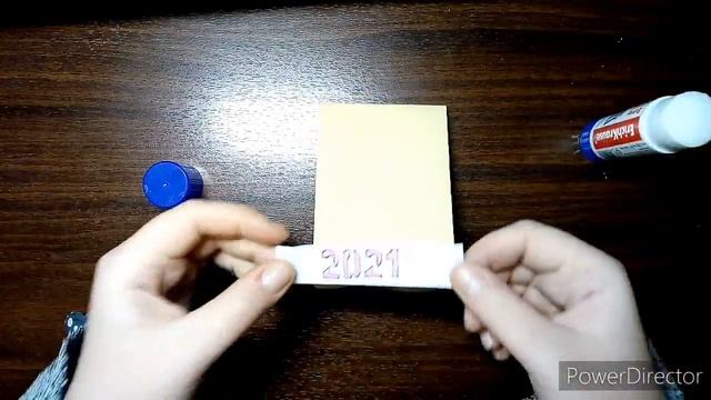 DIY? Настольный мини календарь на 2021 год ?Новогодние поделки Мини календарь на 2021 за 5 минут смотреть онлайн