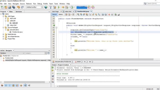 Running Java Servlet | both Manually and using Netbeans IDE | java servlet not running | смотреть онлайн