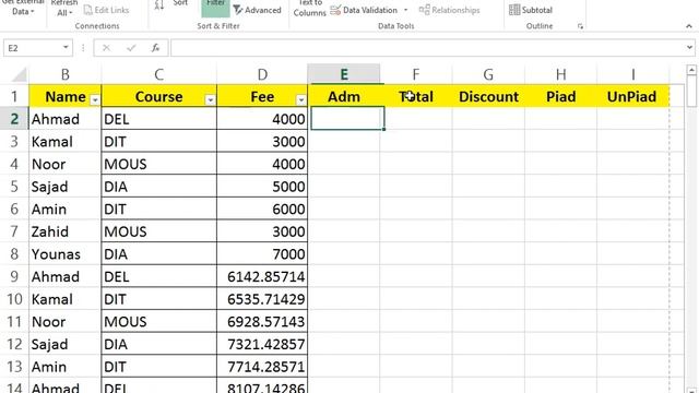 Microsoft Excel Lecture 21 | Data, outline, group, ungroup, subtotal, review In Pashto смотреть онлайн