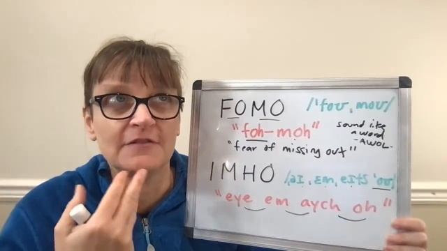 How to Pronounce FOMO and IMHO, and What They Mean смотреть онлайн