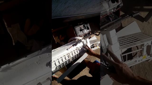 Разборка внутреннего блока кондиционера Gree смотреть онлайн