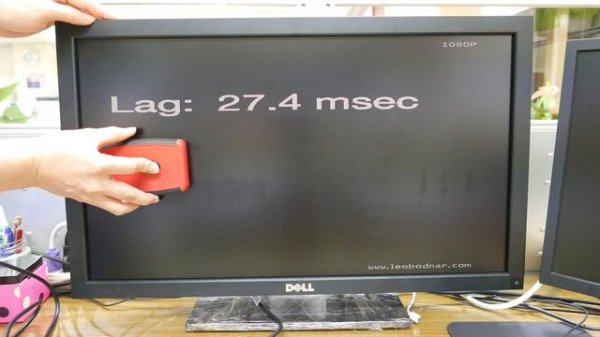 [lagtest] DELL U2711 input lag test