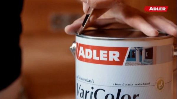 Покраска деревянных стен и потолков с помощью ADLER VARICOLOR