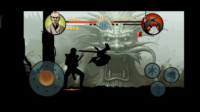 Shadow fight 2 special edition 2023 - Sensei vs lotus,harbinger,hermit battle смотреть онлайн