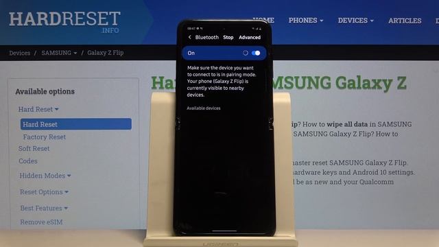 How to Connect SAMSUNG Galaxy Z Flip with other device via Bluetooth – Bluetooth Connection смотреть онлайн