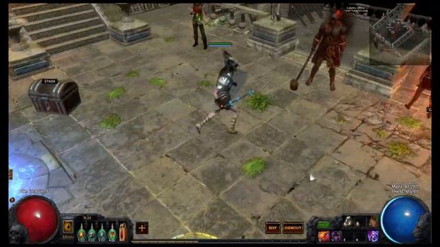 path of exile / equipped effect / Storm Prison Carved Wand смотреть онлайн