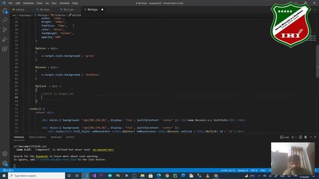 ReactJS Tutorial in hindi | 9 | ReactJS Tic Tac Toe Game | React onMouseEnter onMouseLeave | iHi смотреть онлайн