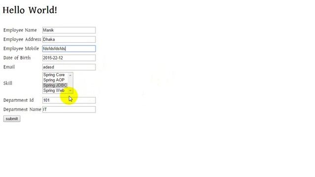 Spring Web MVC Class Lecture(Form Validation) -11 смотреть онлайн