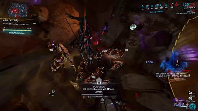 Caliban | SOLO Void Cascade 9999 | SP Level Cap | Warframe смотреть онлайн