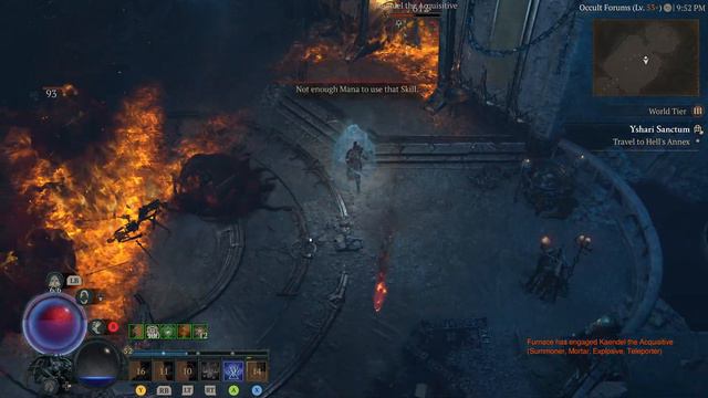 Diablo 4 Dungeon - Yshari Sanctum - Xbox Series X gameplay смотреть онлайн