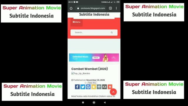 Website Nonton Film Kartun The Movie (gratis) dan pembuka dari chanel ini смотреть онлайн