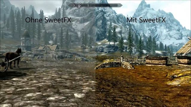 Skyrim mit SweetFX v1.5.1 смотреть онлайн