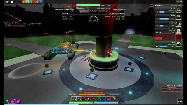 [Roblox] Wave defense X raid boss X Terraria references equals... || Defend the statue experience смотреть онлайн