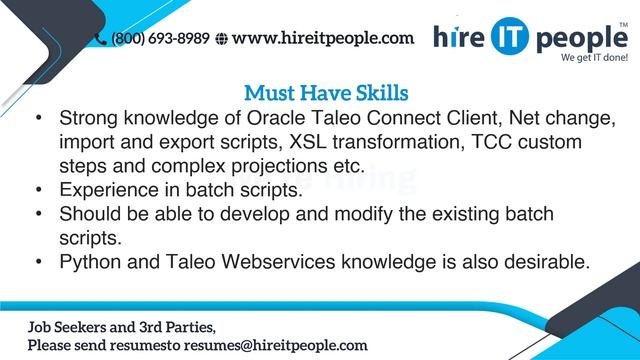 Oracle Cloud Jobs | Taleo - Talent Acquisition Cloud Jobs | Columbus, IN | Job ID: 37307 | смотреть онлайн