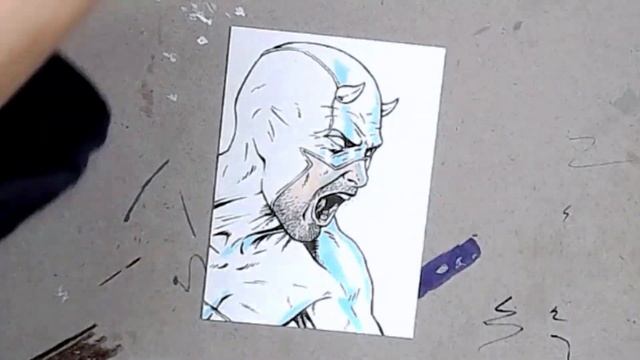 How to Draw Daredevil Sketch Card смотреть онлайн