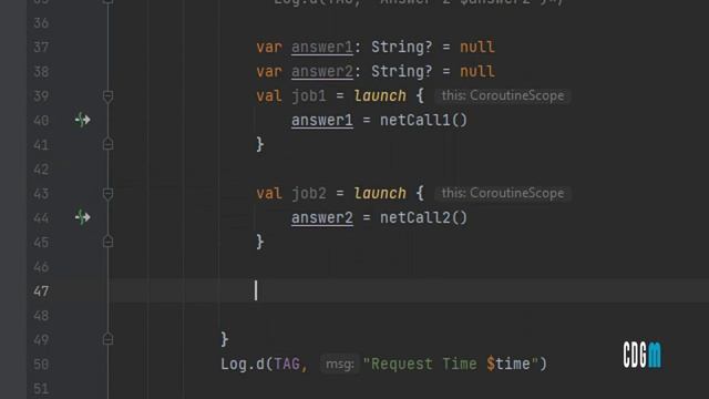Kotlin Coroutine Builders | Launch vs Async | Async Await | Android Studio Tutorial смотреть онлайн