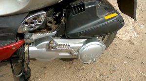 Крутится заднее колесо скутера 125cc Navigator Grand Prix