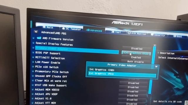 HABILITANDO DUAS TELAS (MONITOR SECUNDÁRIO) ATRAVÉS DA BIOS l ASROCK A320M l смотреть онлайн