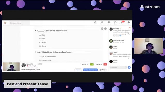 RahatAli's LiveStream from the Hallo App: Past and Present Tense смотреть онлайн