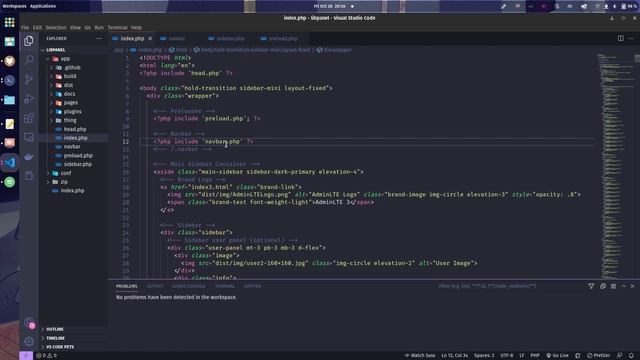 Build Simple AdminPanel App using AdminLTE Template | Part 2 - Simplify Index.php смотреть онлайн