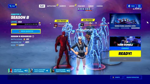Live fortnit oce KBM ps4 day 2 come join. смотреть онлайн