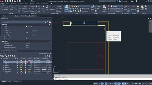 Architectural CAD with AutoCAD LT 2022 - Ch 06 Blocks смотреть онлайн