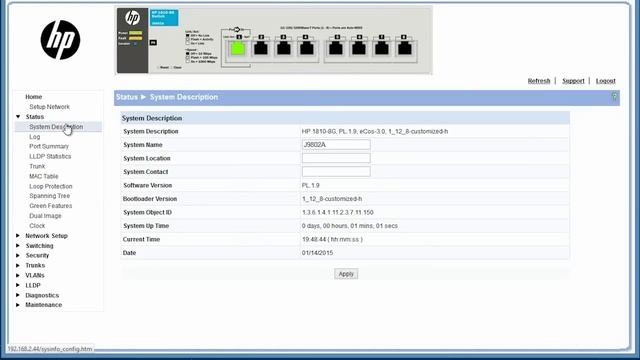 HP 1810-8G V2 J9802A - mały, wydajny, zarządzalny i cichy switch dla domu i biura смотреть онлайн