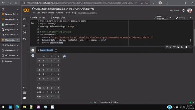 Decision Tree Classification using Python | Machine Learning | Scikit-learn | Pandas | Google Colab смотреть онлайн