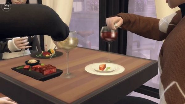 [ Sims 4 Vlog ]ᰔᩚ????⋆⑅˚₊ decorated house, go to restaurant, Christmas market ect.