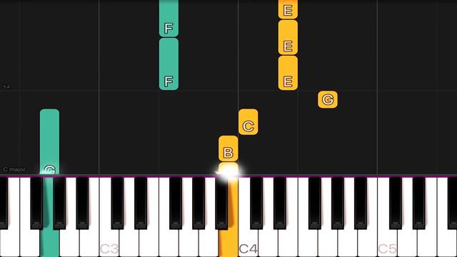 Maroon 5 - Payphone | EASY Piano Tutorial смотреть онлайн