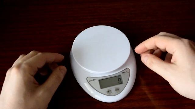 Весы цифровые WH-B05 c AliExpress (до 5 кг) смотреть онлайн
