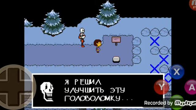 головоломки папируса в UNDERTALE смотреть онлайн