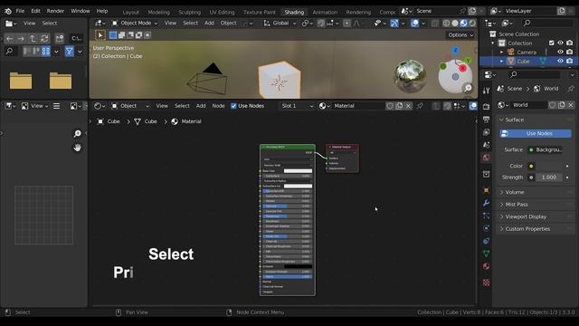 Node Wrangler. How to activate in Blender смотреть онлайн