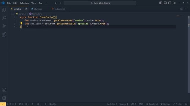 Formulario responsive multiplataforma - Excel JavaScript API смотреть онлайн